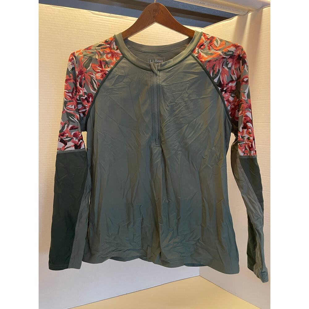 L.L Bean UPR ReNew Swimwear long sleeve top-Medium